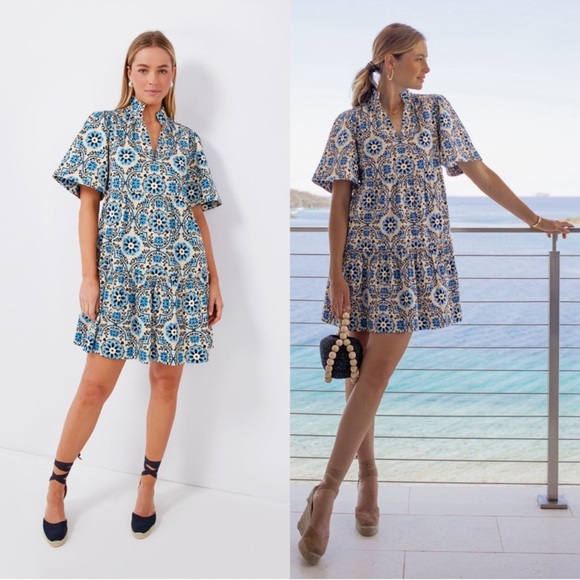 Tuckernuck Crawford Dress – Golden Medallion Print Size M, EUC - Picture 6 of 10